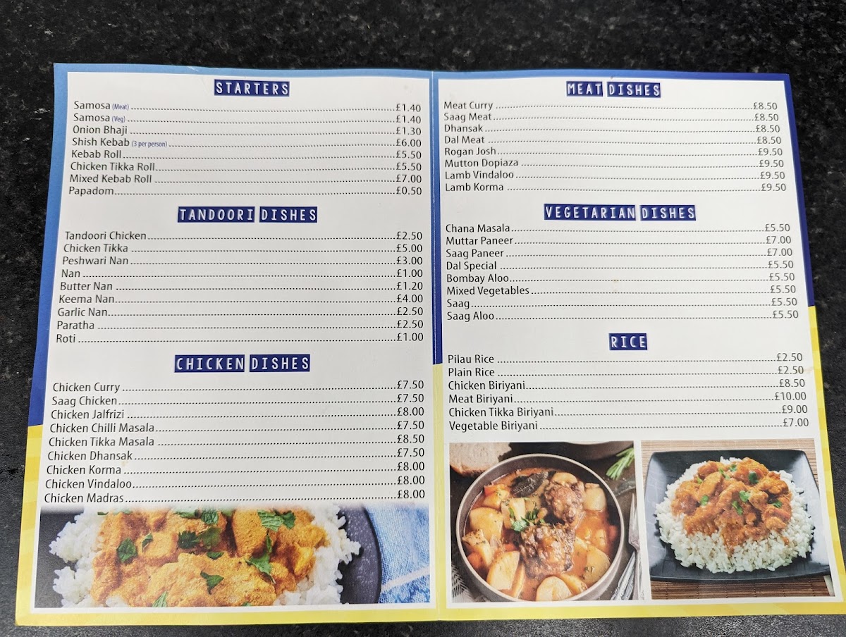 The Balti House Menu - Image 3